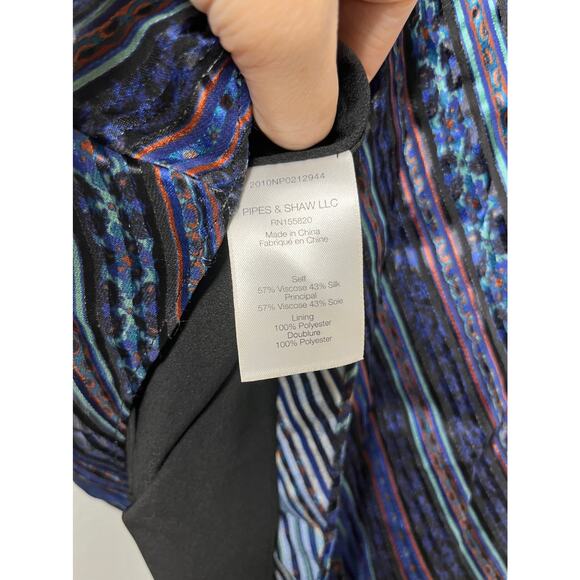 VERONICA BEARD Dita Printed Devore-satin Midi Dress 2 - Picture 10 of 12